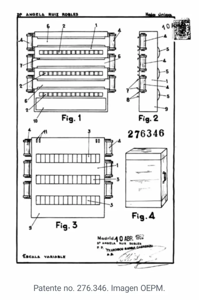 libro electrónico patente 1962
