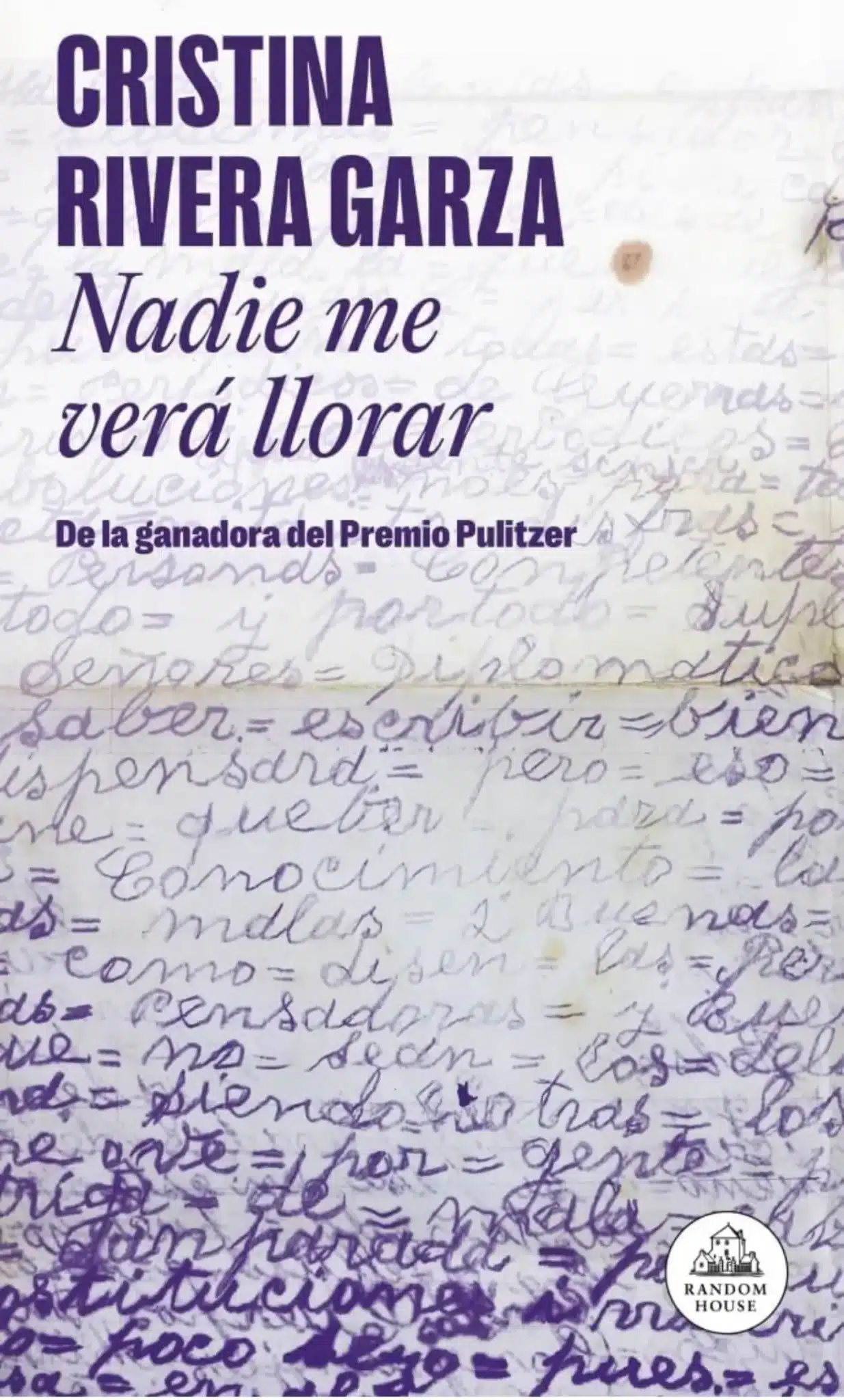 Nadie me verá llorar